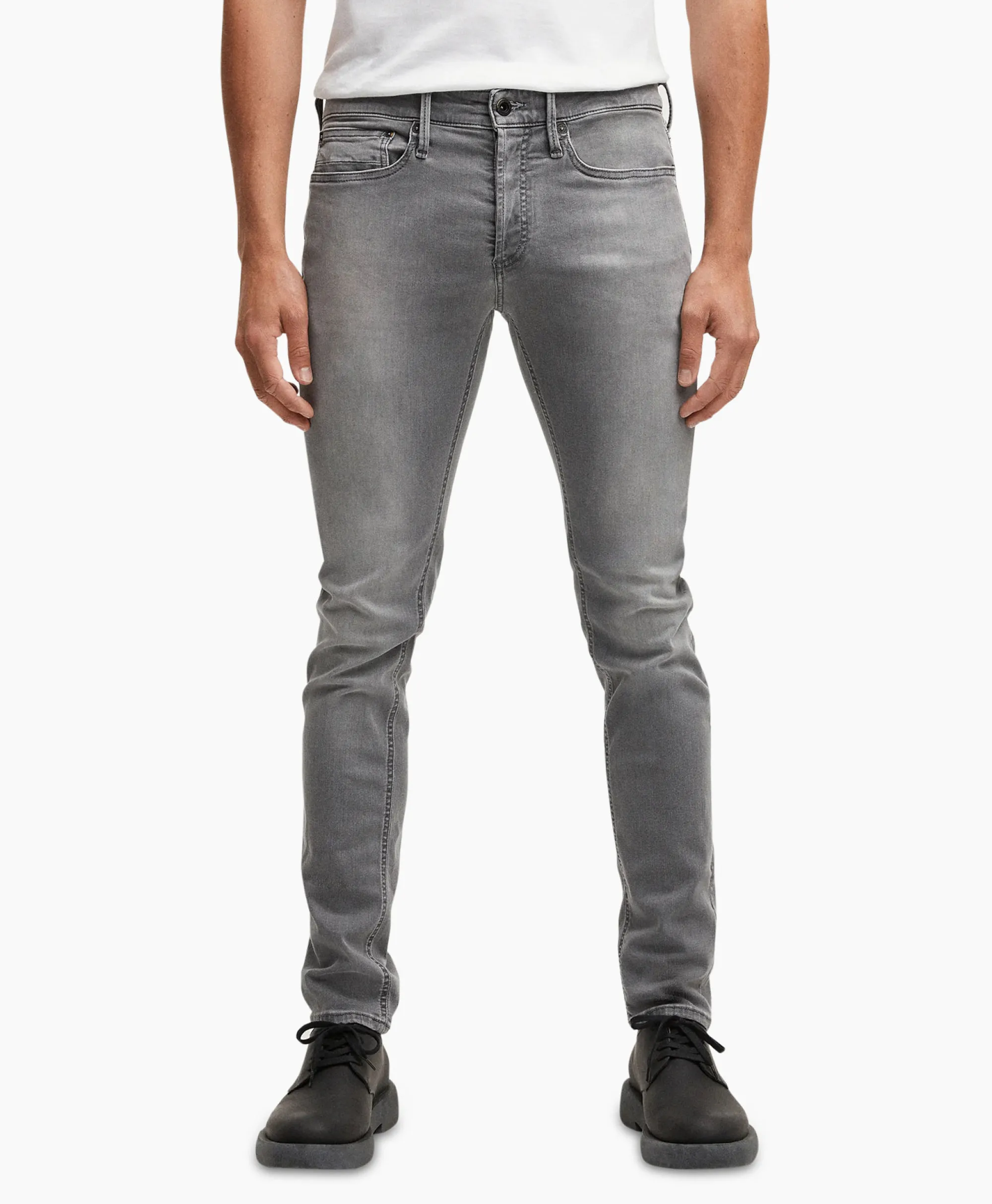 Denham Jeans Bolt Wlgfm+ Grijs*Heren Broeken