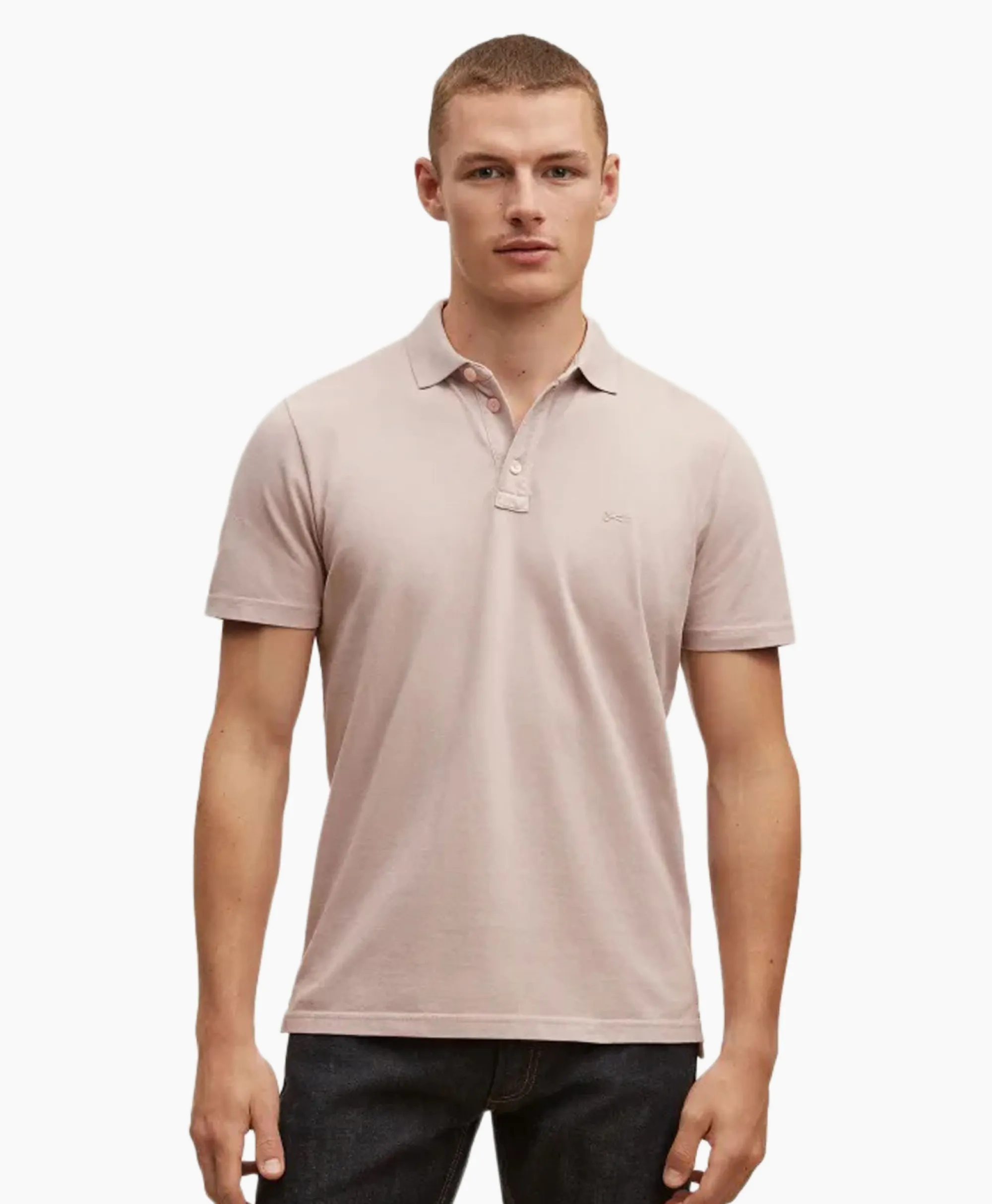 Denham Polo Lupo Sips Blauw*Heren Polo's