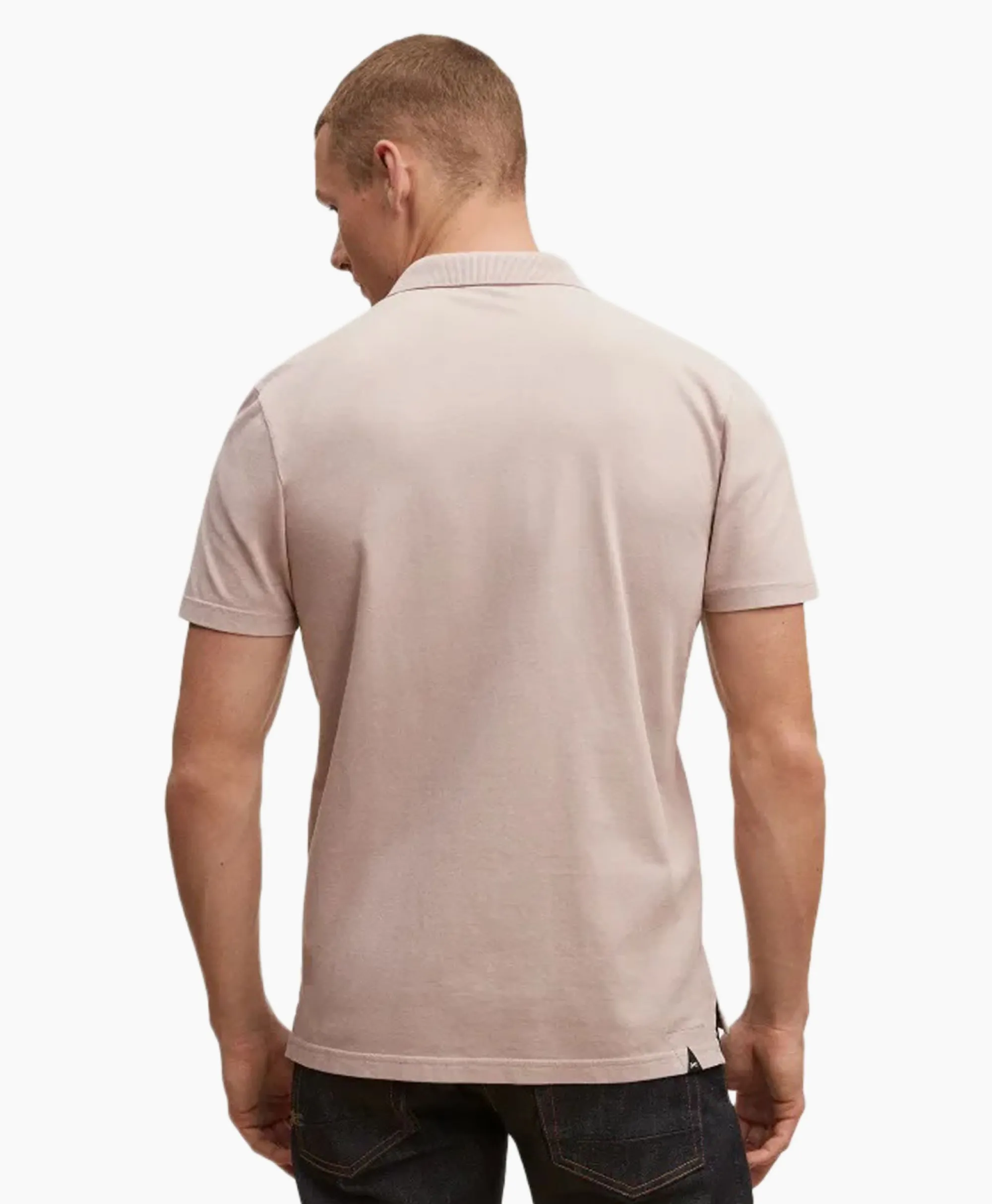 Denham Polo Lupo Sips Blauw*Heren Polo's