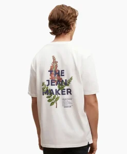 Denham Pullover Aqua Indigo Relax Tee Hcj Wit*Heren Truien