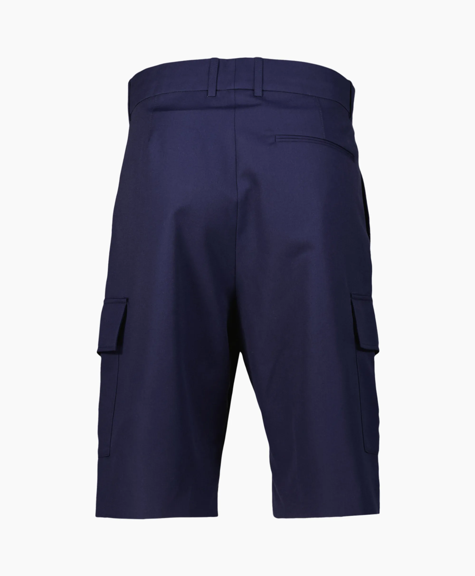 Drole De Monsieur Korte Broek Le Short Cargo Laine Donker Blauw*Heren Broeken