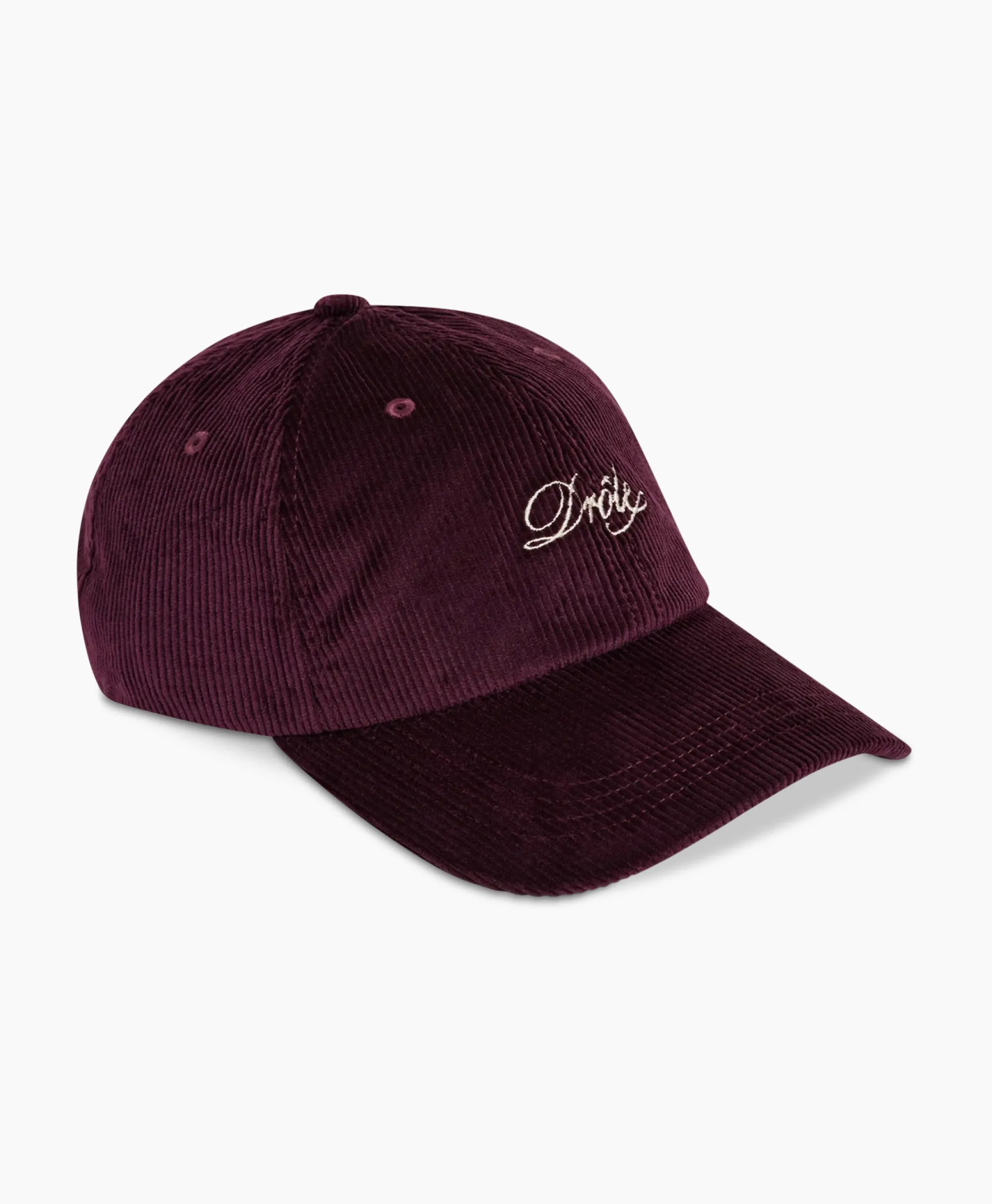 Drole De Monsieur Pet La Casquette Corduroy Donker Rood*Heren Petten