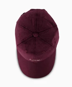 Drole De Monsieur Pet La Casquette Corduroy Donker Rood*Heren Petten