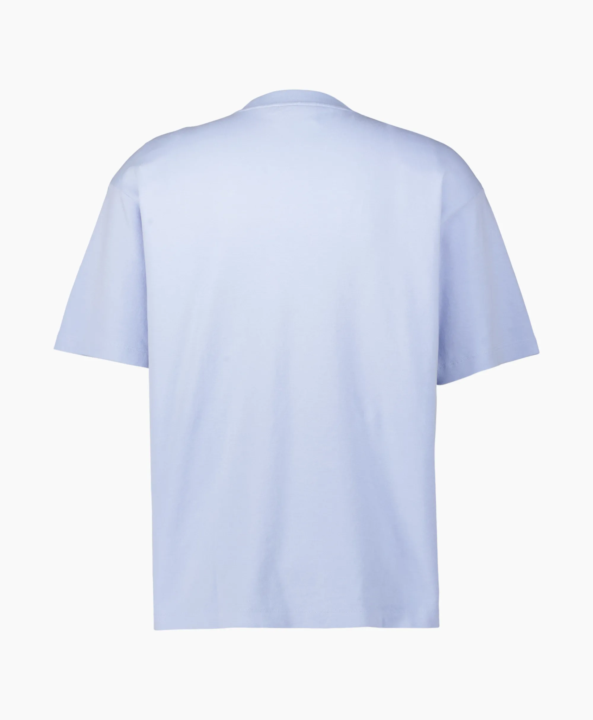 Drole De Monsieur T-Shirt Korte Mouw Slogan Licht Blauw*Heren T-Shirts