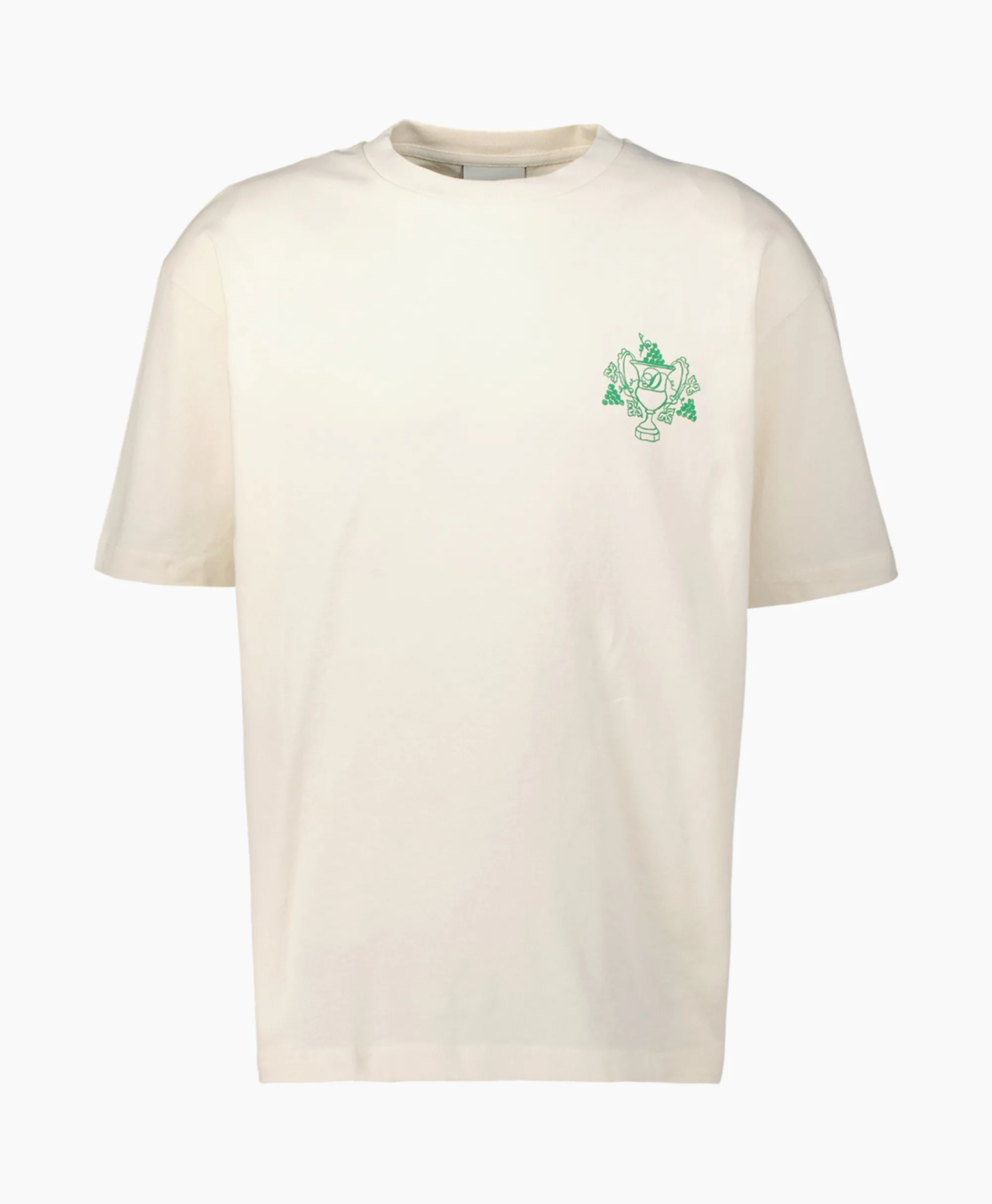 Drole De Monsieur T-Shirt Korte Mouw Blason Off White*Heren T-Shirts