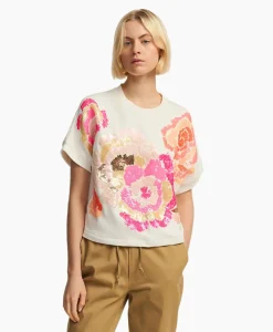 Essentiel Antwerp Pullover Floraly Off White*Dames Truien