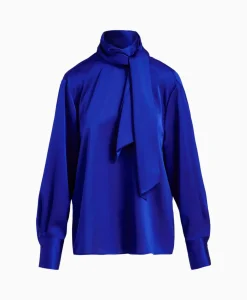 Essentiel Antwerp Top Esatin Blauw*Dames T-Shirts & Tops