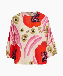 Essentiel Antwerp Top Flowerpower Off White*Dames T-Shirts & Tops