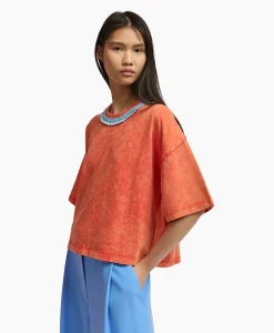 Essentiel Antwerp T-Shirt Forte Rood*Dames T-Shirts & Tops