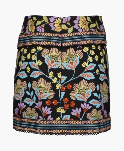 Farm Rio Minirok Flowery Black Zwart*Dames Rokken