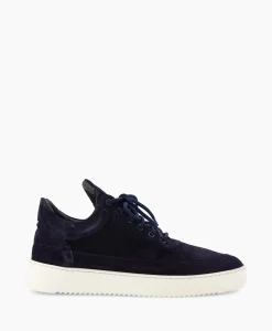 Filling Pieces Sneaker Low Top Suede Navy Donker Blauw*Heren Sneakers