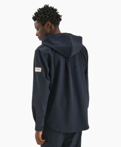 Flâneur Flaneur Hoodie Atelier Zwart*Heren Truien