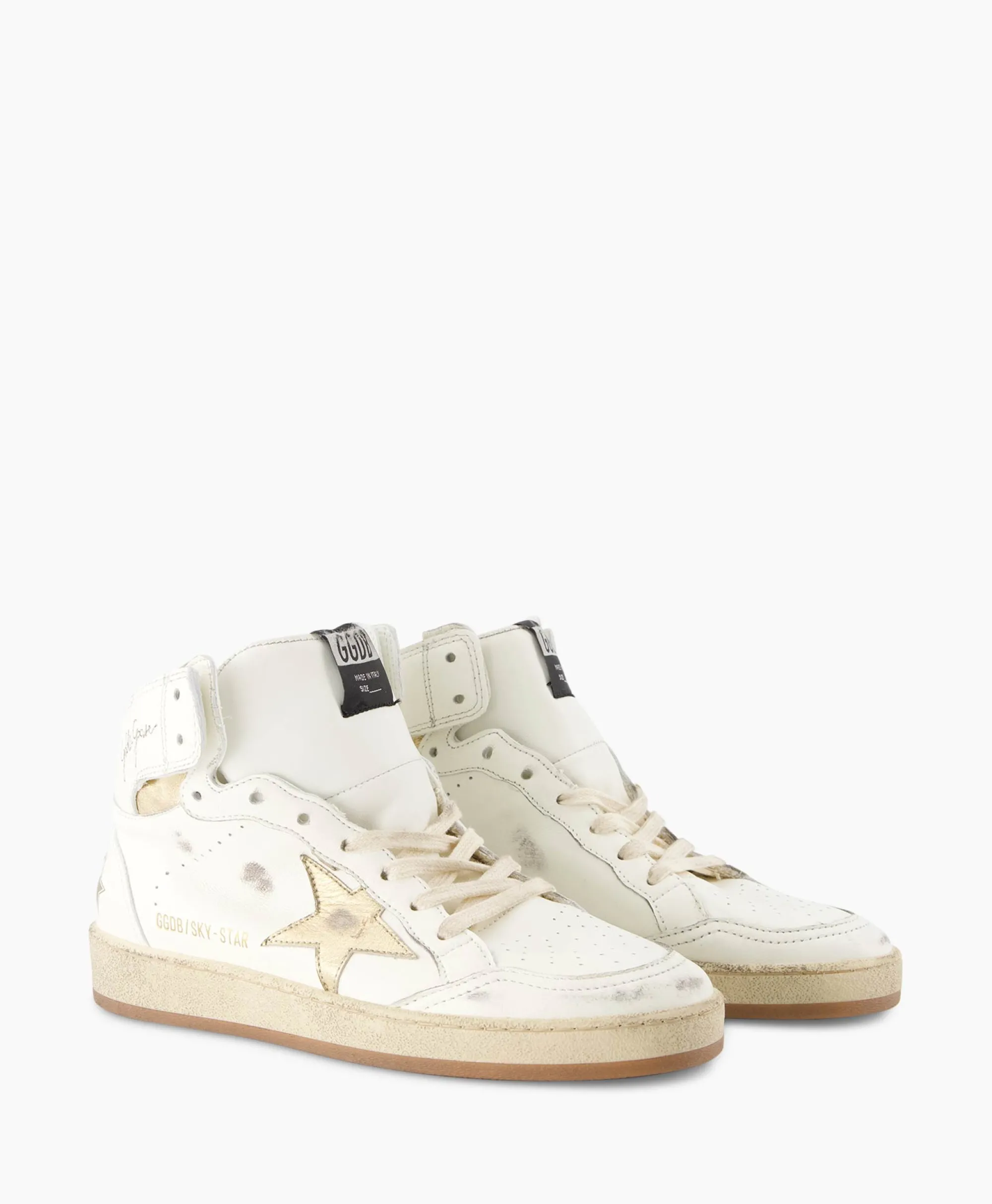 Golden Goose Sneaker Sky Star Nappa Upper Laminated Wit*Dames Sneakers