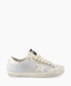 Golden Goose Sneaker Super Star Suede Licht Grijs*Heren Sneakers