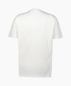 Golden Goose T-Shirt Korte Mouw Golden M's Regular Distressed Off White*Heren T-Shirts