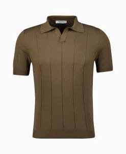 Gran Sasso Polo 57191/20660 Bruin*Heren Polo's