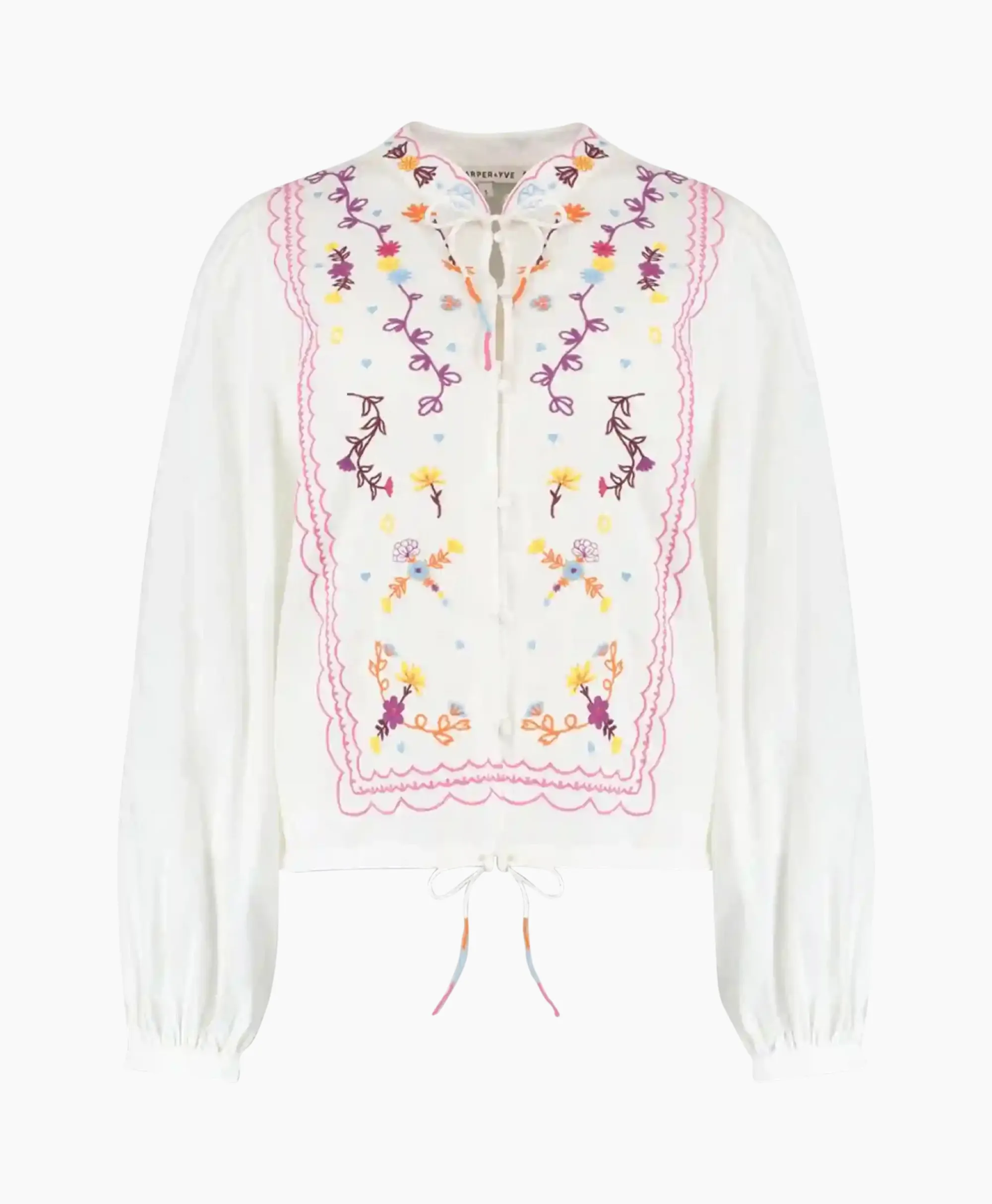 Harper & Yve Harper & Yve Blouse Hailey-Ls Ecru*Dames Blouses