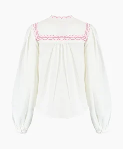 Harper & Yve Harper & Yve Blouse Hailey-Ls Ecru*Dames Blouses