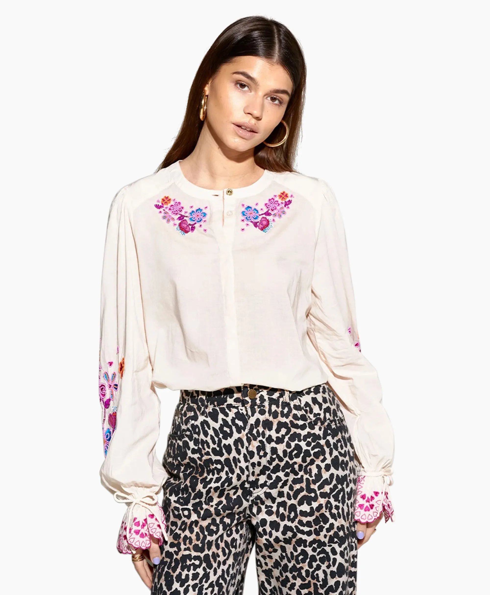 Harper & Yve Harper & Yve Blouse Haily-Ls Off White*Dames Blouses