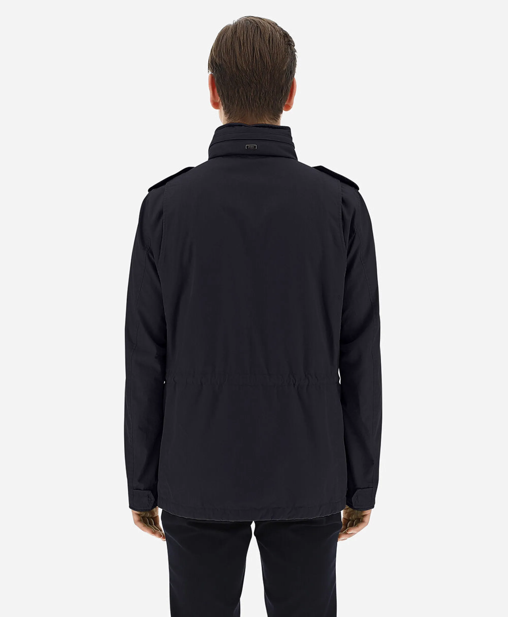 Herno Jack Field Capo Lavato Blauw*Heren Jassen
