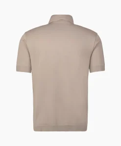 Herno Polo Knitted Taupe*Heren Polo's