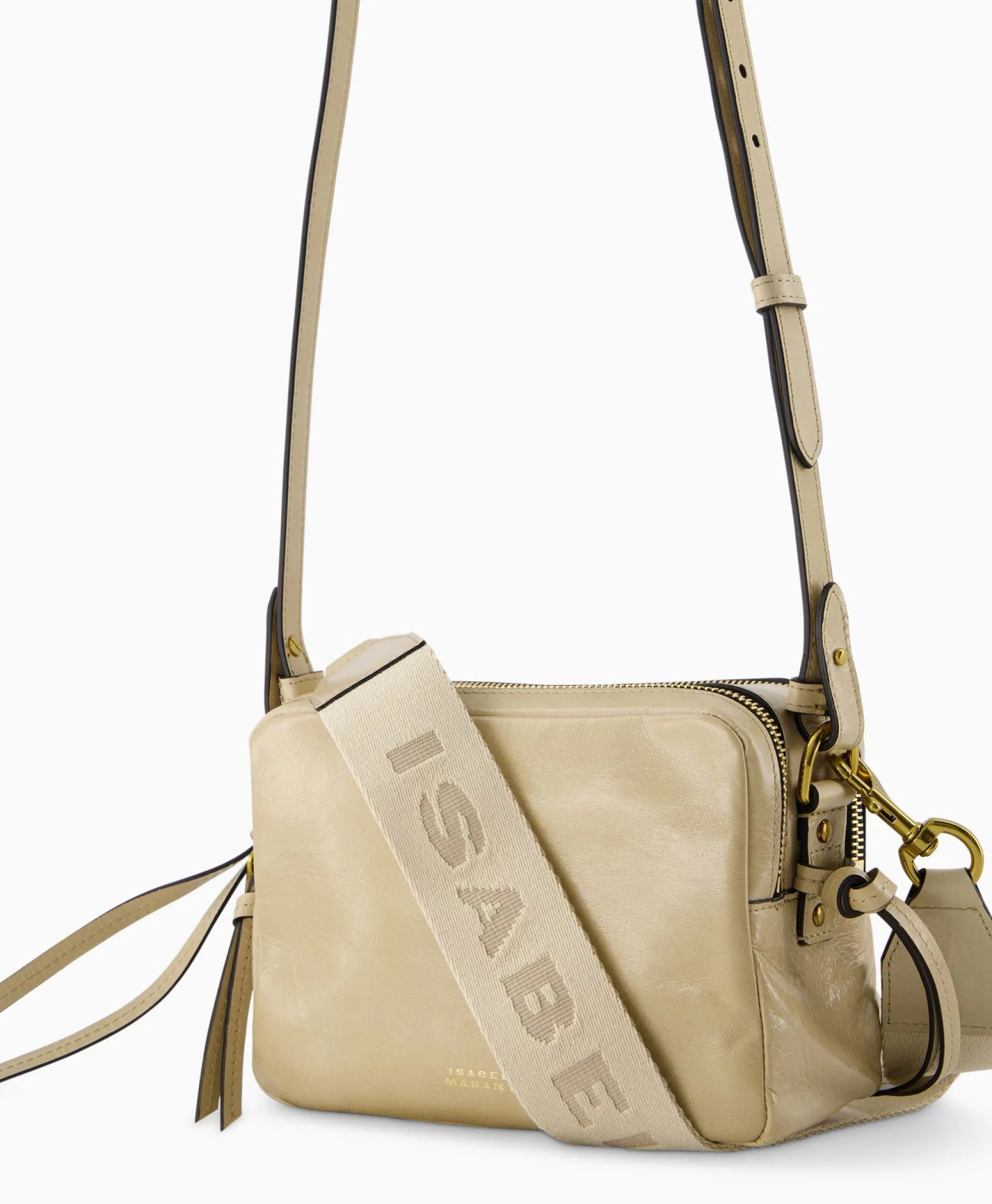 Isabel Marant Crossbody Tas Wardy Camera-Gb Zand*Dames Tassen