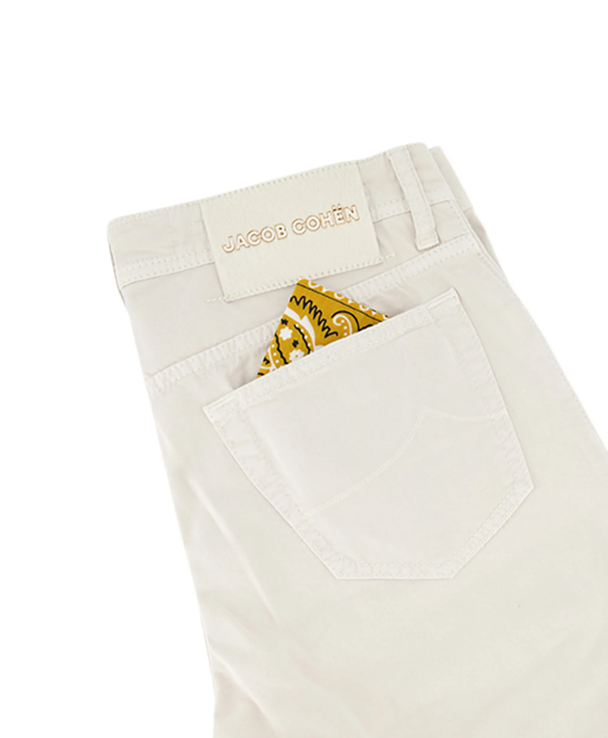 Jacob Cohen Broek Bard Off White*Heren Broeken