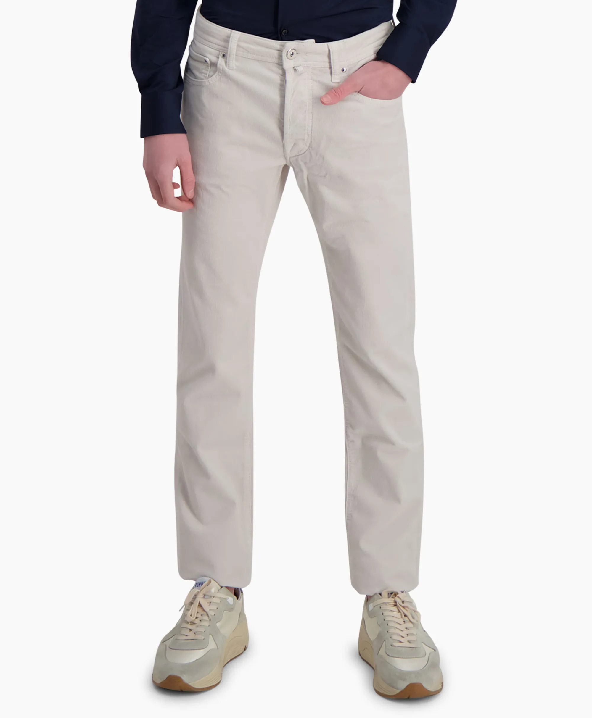 Jacob Cohen Jeans Slim Fit Bard Off White*Heren Broeken