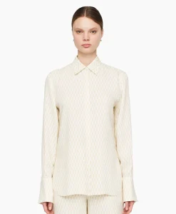 Joseph Blouse Bold Alcove Print Ecru*Dames Blouses