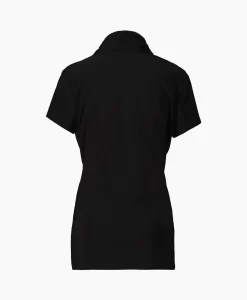 Joseph Ribkoff Top & T-Shirt Kraag Korte Mouwen Zwart*Dames T-Shirts & Tops