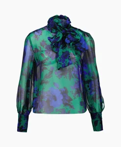 Liu Jo Blouse C/Fiocco Blauw*Dames Blouses