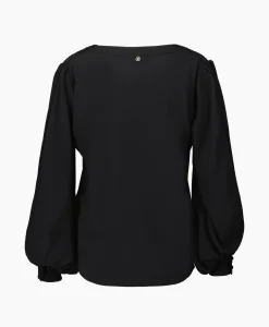 Liu Jo Blouse Ecs Tunica C/Passamaneria Zwart*Dames Blouses