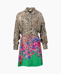 Liu Jo Jurk Green Mac Rose*Dames Jurken