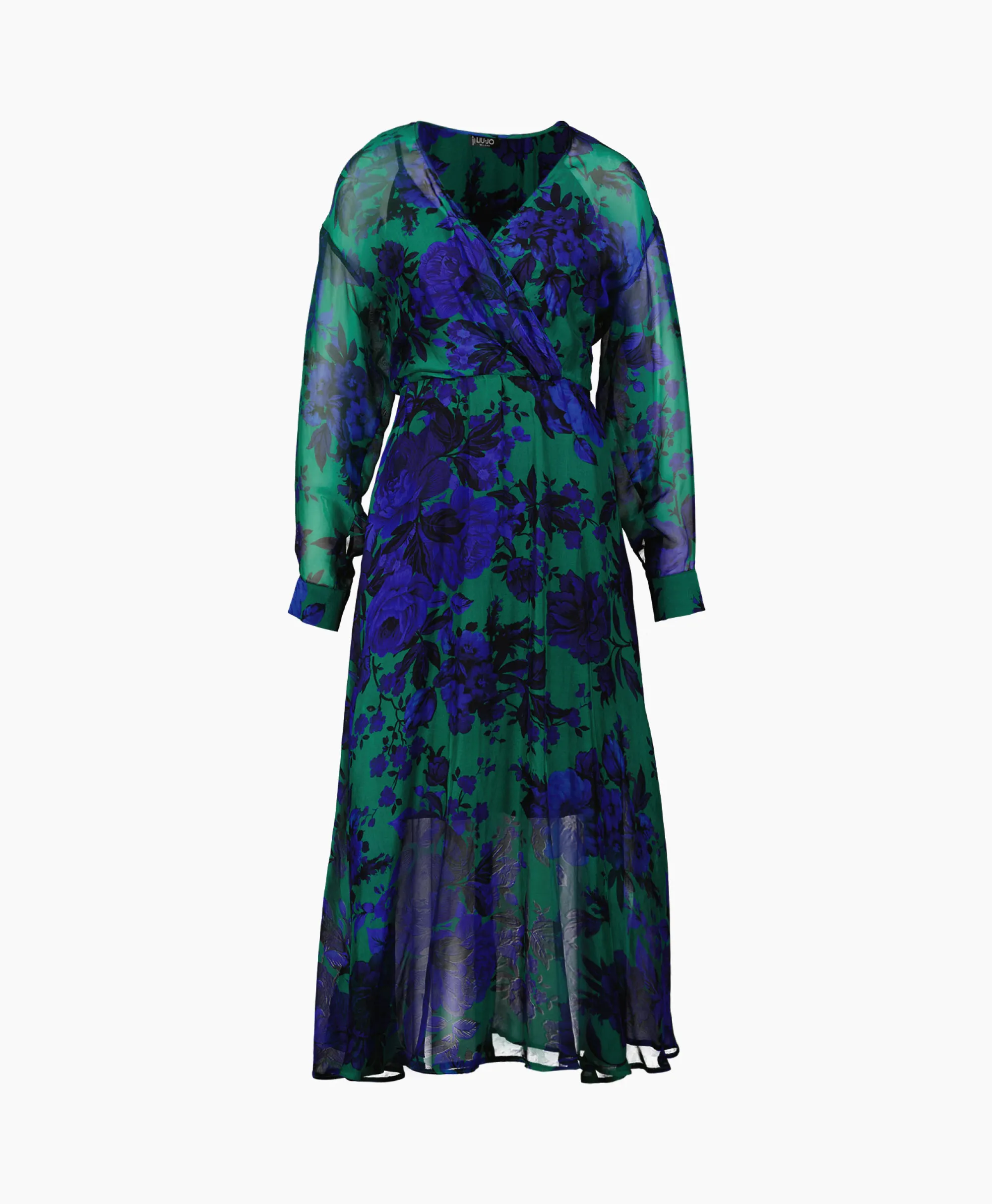 Liu Jo Maxi Jurk Scollo A V Blauw*Dames Jurken