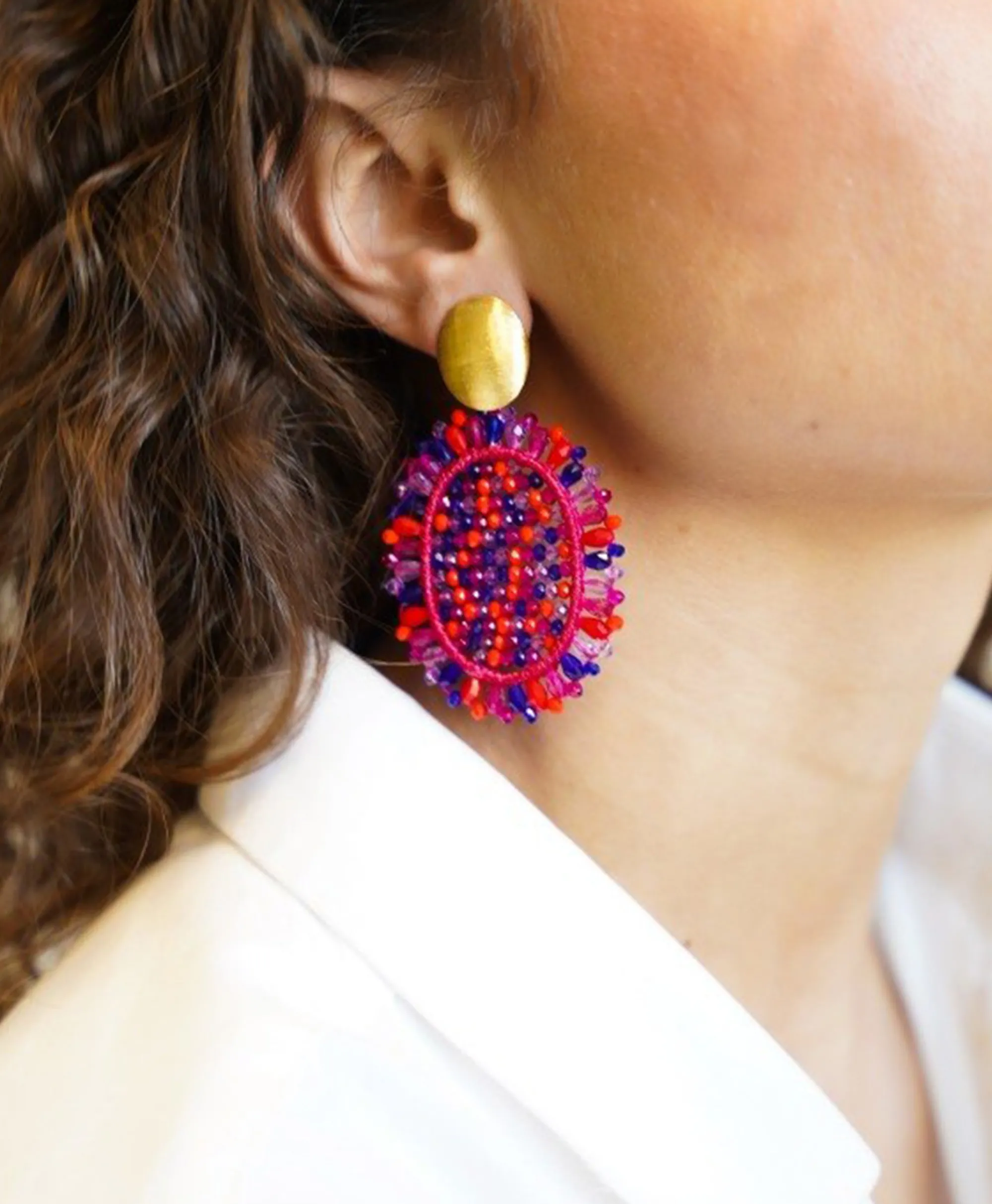 Lott. Gioielli Oorbellen Ce Si Filled Oval Doublediversen*Dames Sieraden