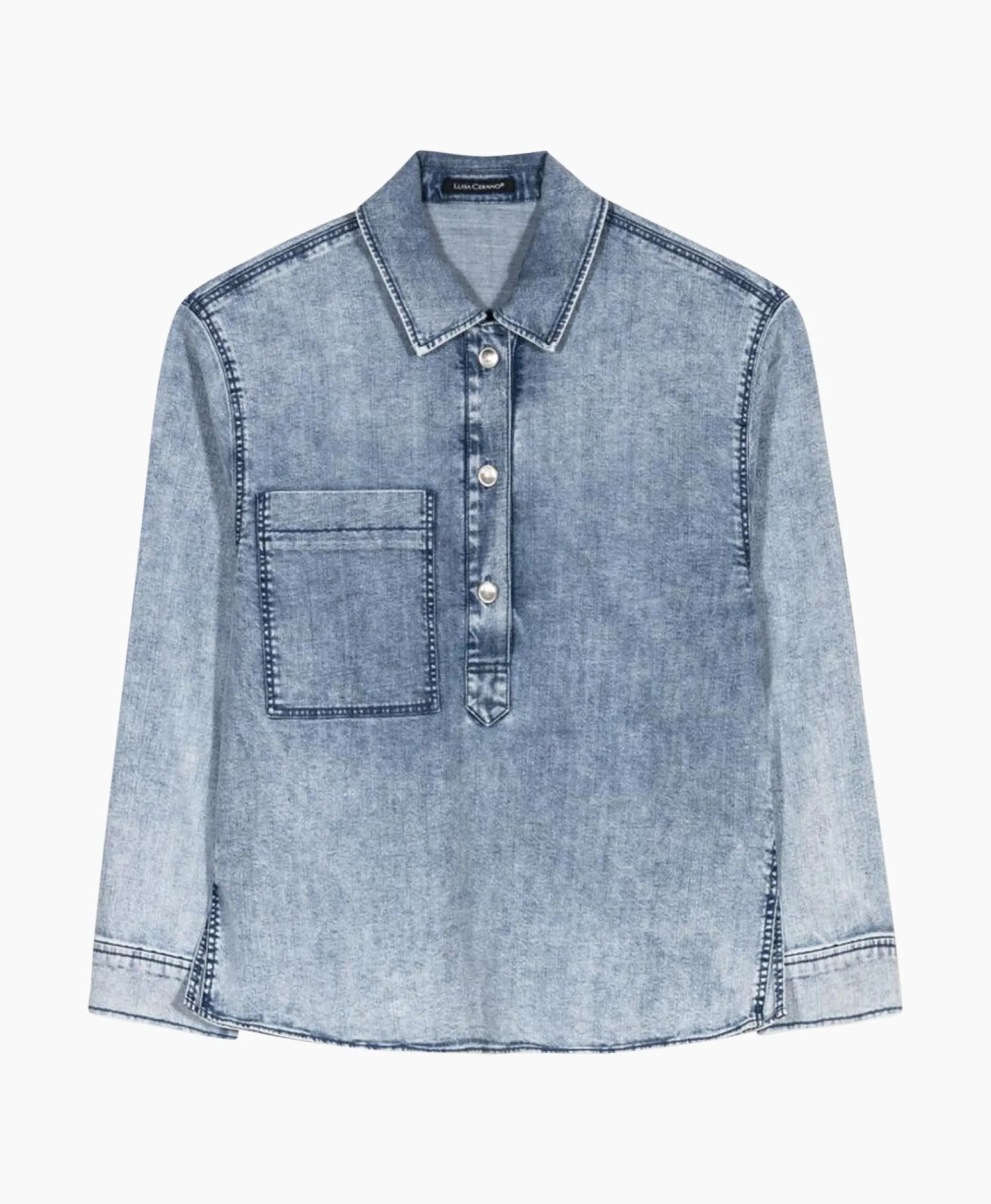 Luisa Cerano Blouse 298424/3474-0 Blauw*Dames Blouses