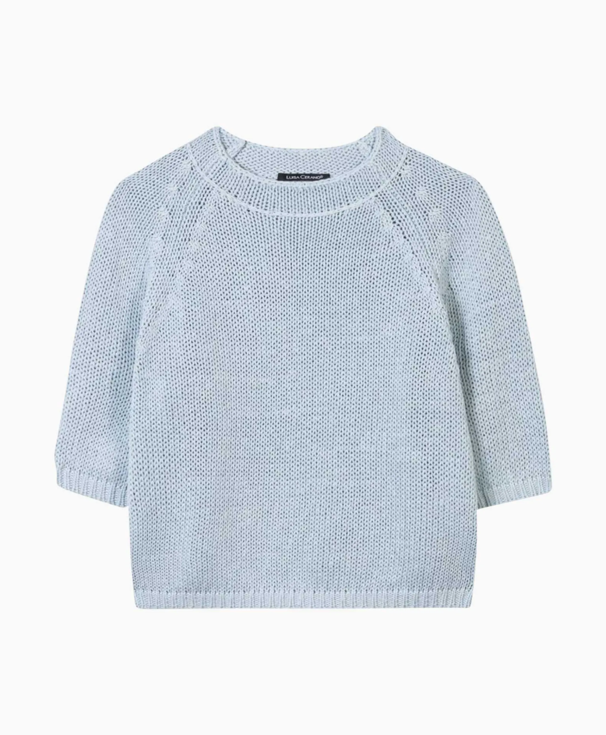 Luisa Cerano Gebreide Trui 198405/5894-0 Licht Blauw*Dames Truien