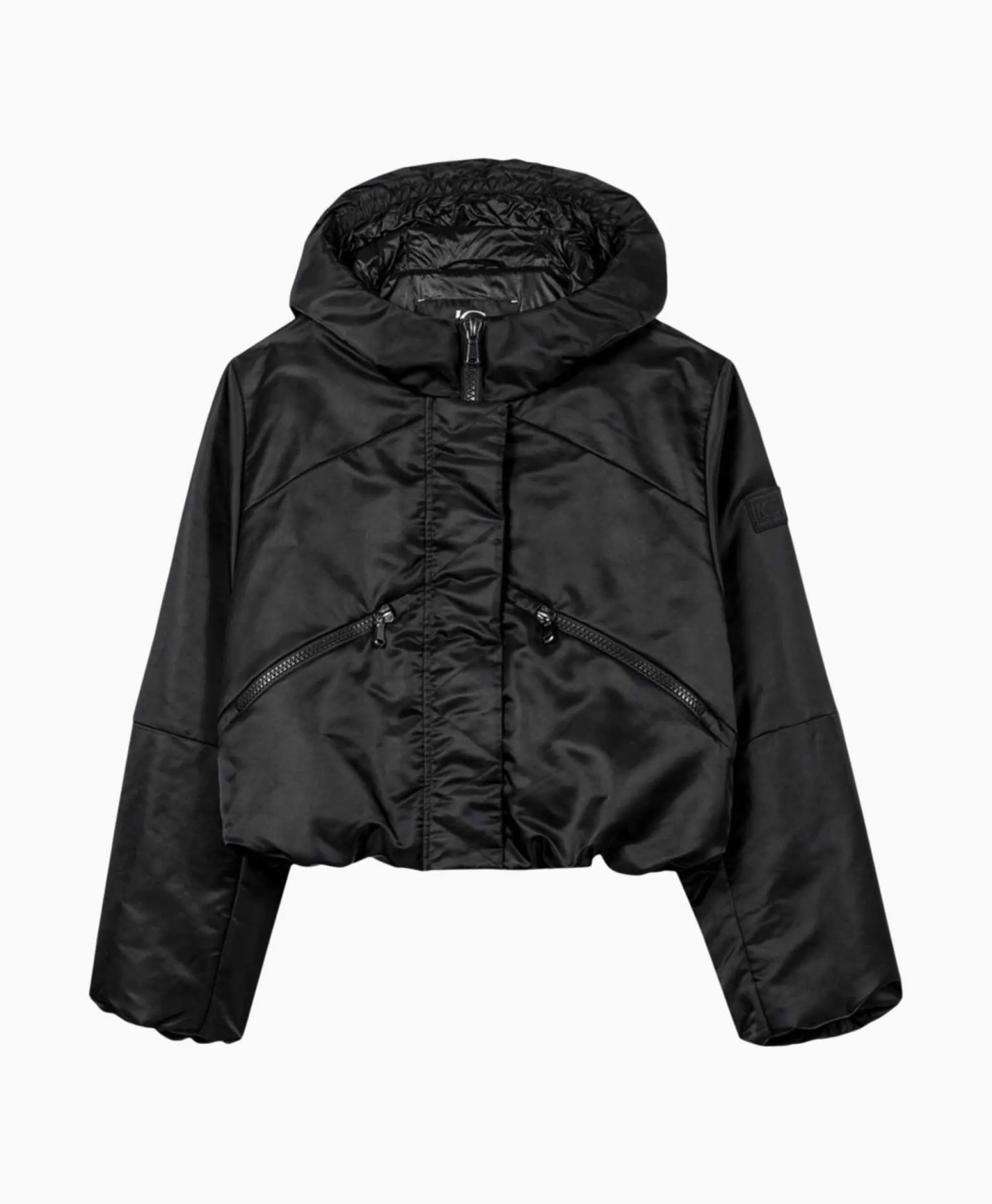 Luisa Cerano Jack 498581/4129-0 Zwart Dessin*Dames Jassen