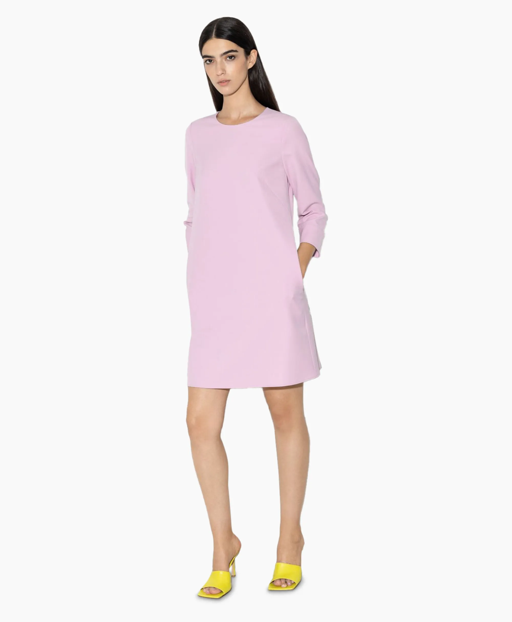 Luisa Cerano Midi Jurk 798450/3453-0 Lavendel*Dames Jurken