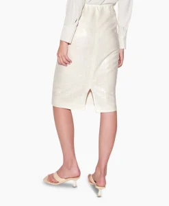 Luisa Cerano Midi Rok 598230/3598-0 Wit*Dames Rokken