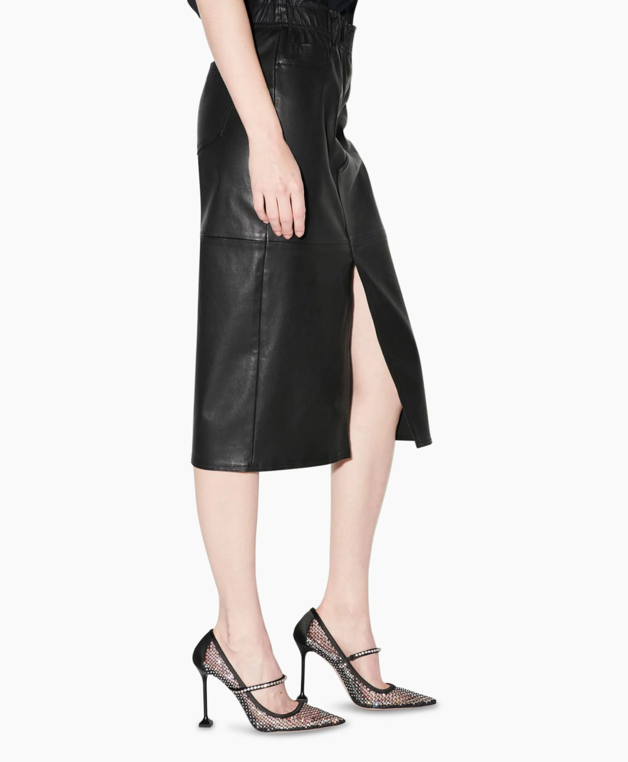 Luisa Cerano Midi Rok 598226/9806-0 Zwart Dessin*Dames Rokken