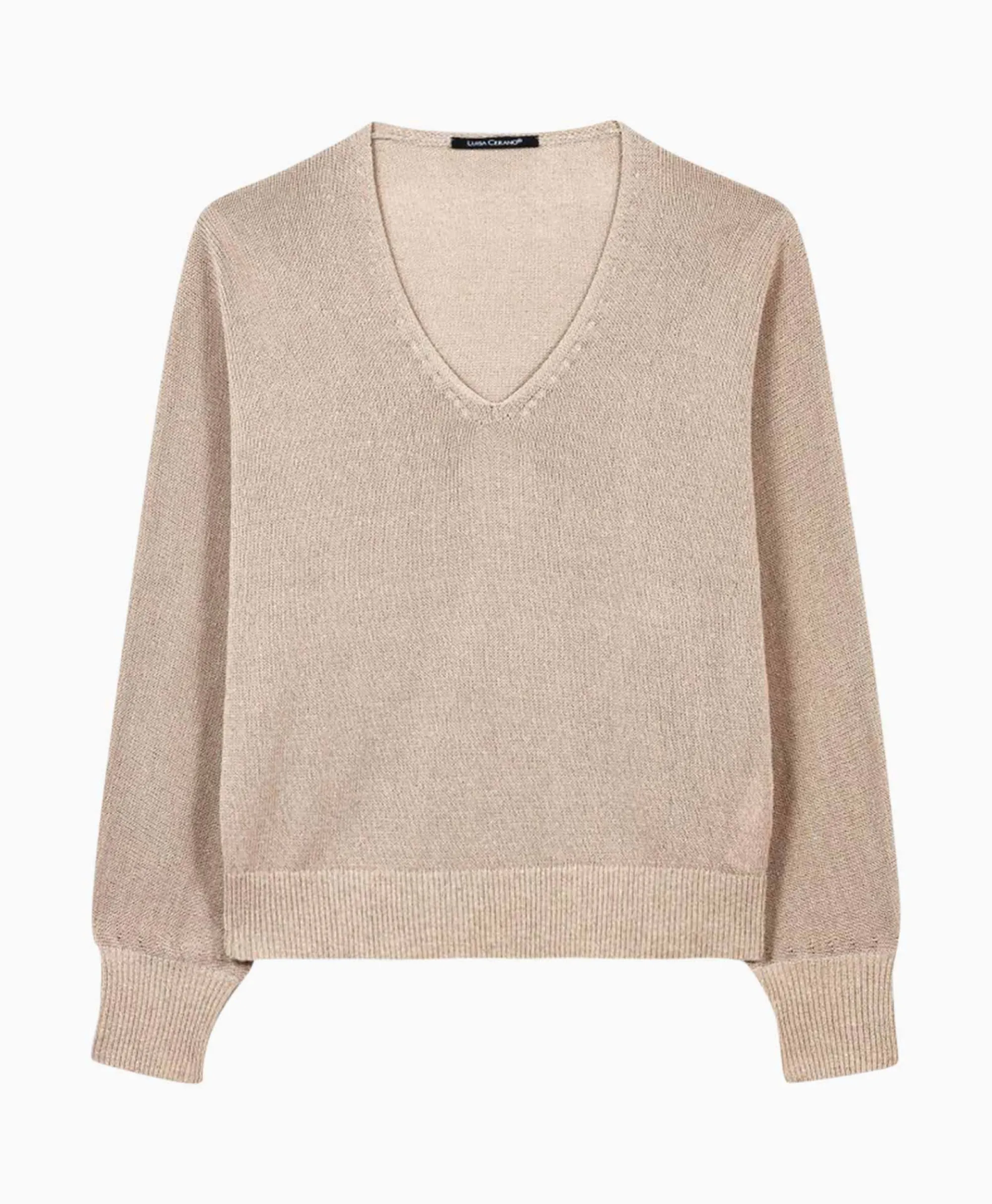 Luisa Cerano Pullover 198361/5335-0 Beige*Dames Truien