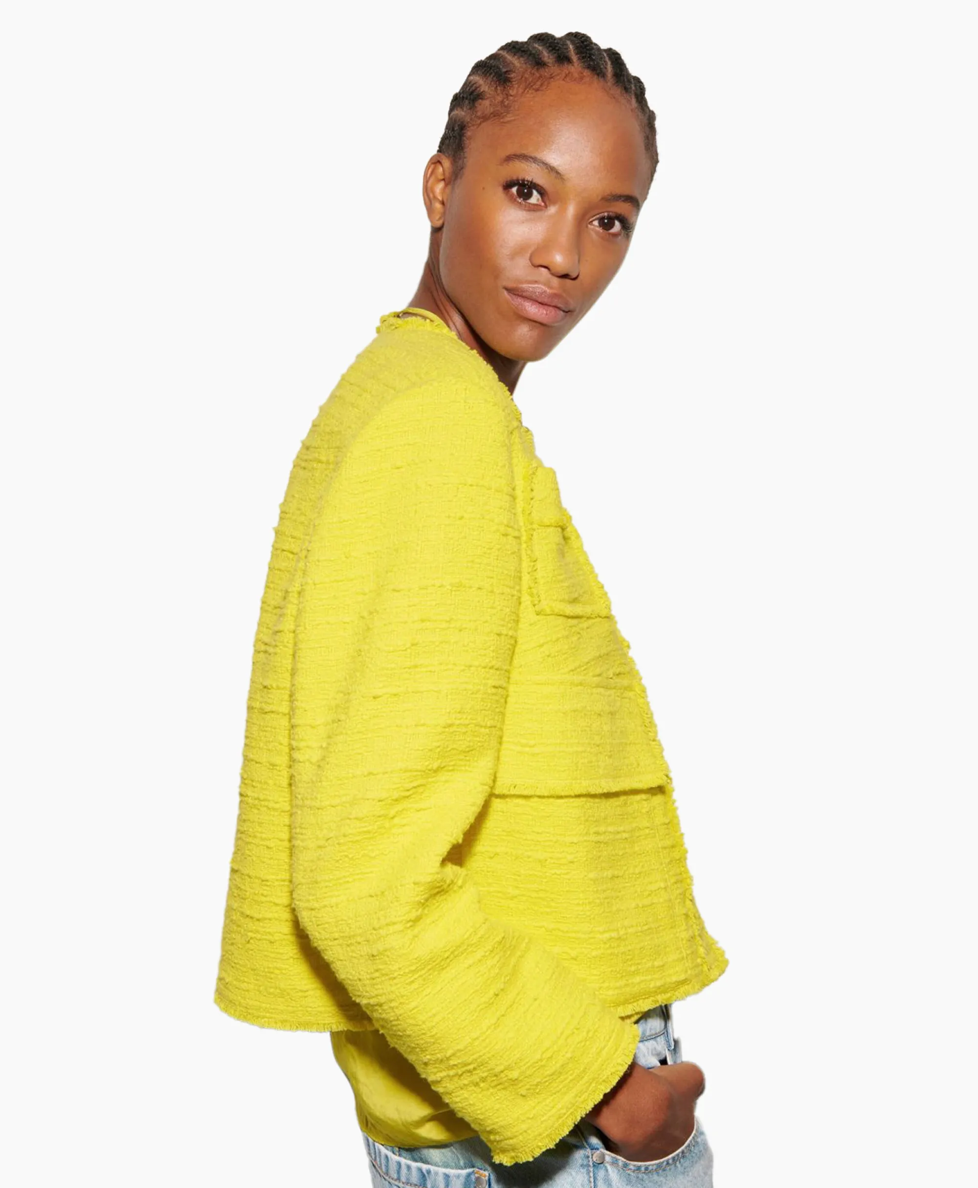 Luisa Cerano Pullover 498018/3551-0 Geel*Dames Blazers