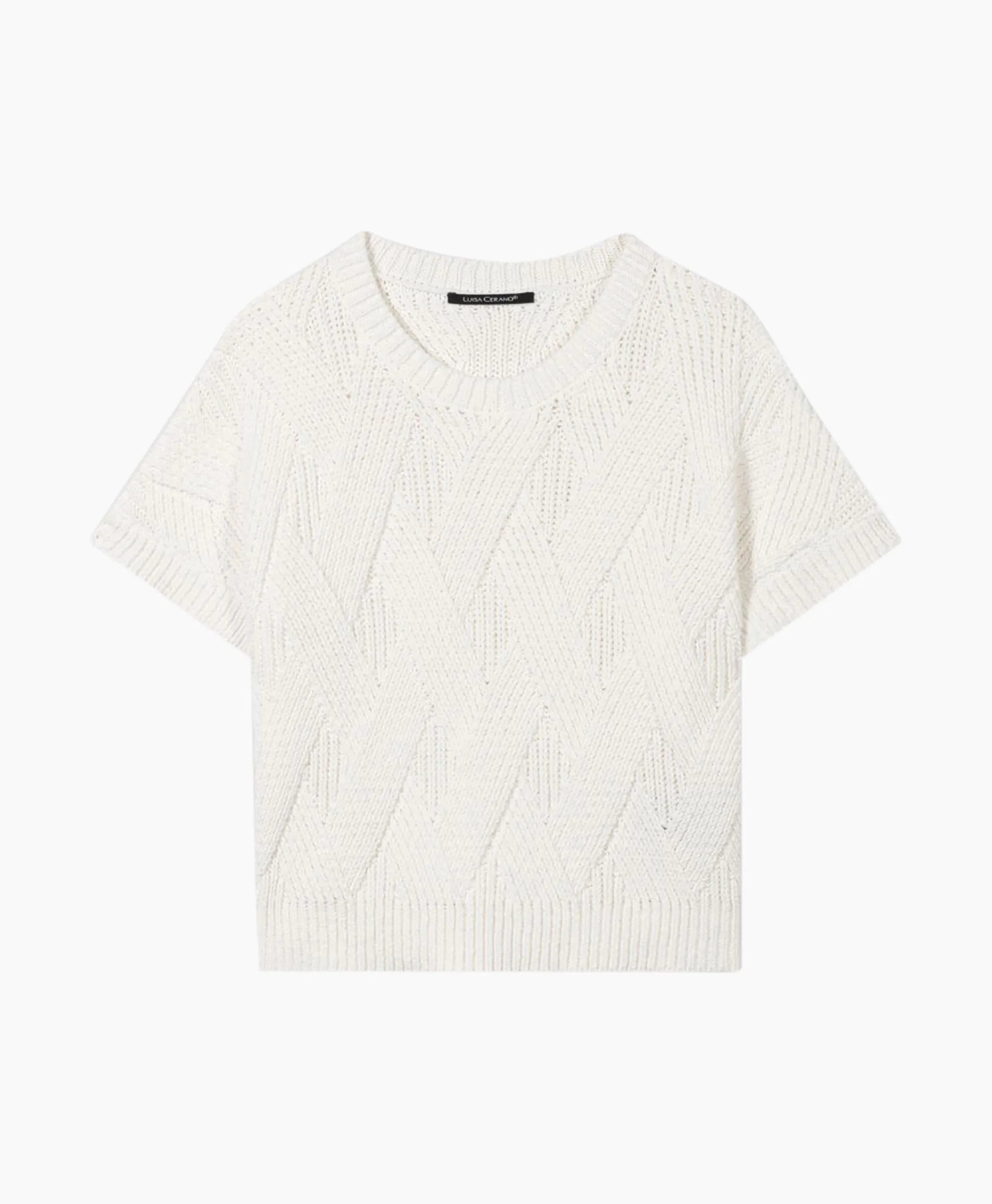 Luisa Cerano Pullover 198435/5918-0 Off White*Dames Truien