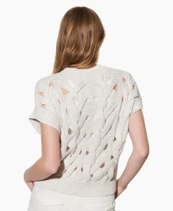 Luisa Cerano Pullover 198389/5894-0 Off White*Dames Truien