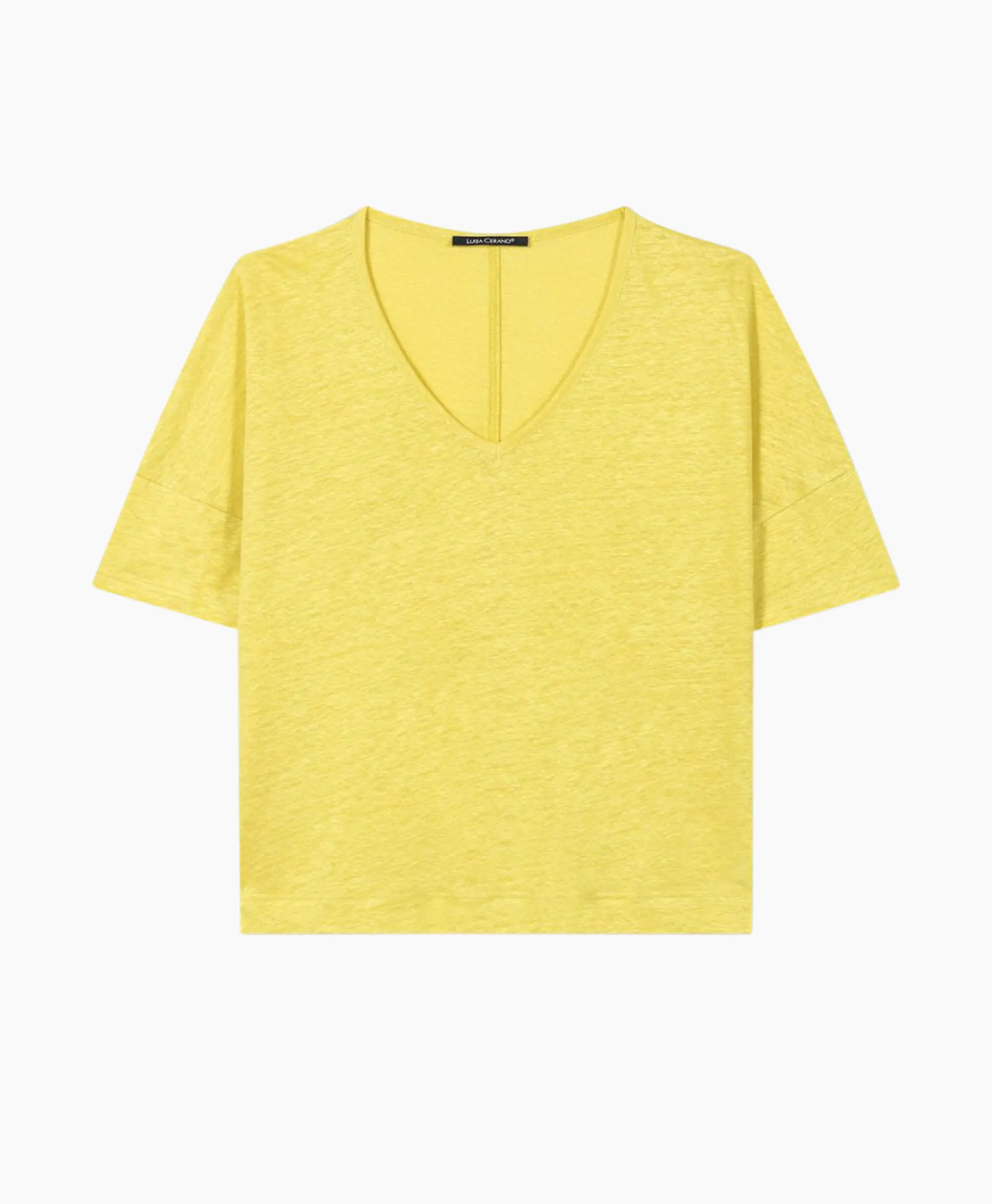 Luisa Cerano T-Shirt 398130/7687-0 Geel*Dames T-Shirts & Tops