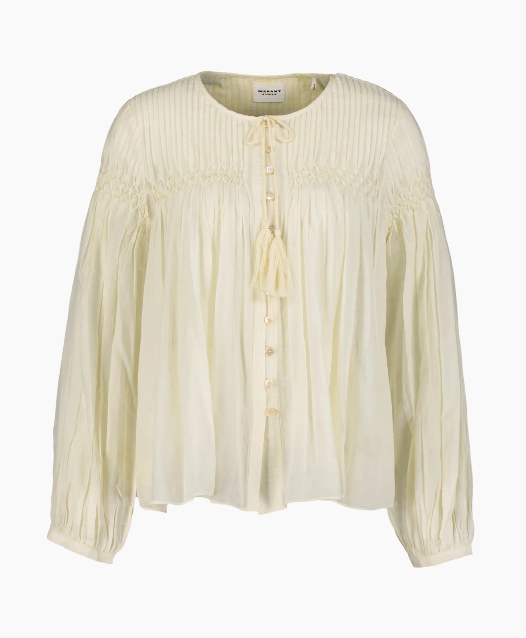 Marant Étoile Marant Etoile Blouse Abadi-Ge Ecru*Dames Blouses