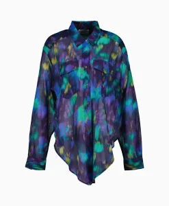 Marant Étoile Marant Etoile Blouse Nath-Gb Blauw*Dames Blouses