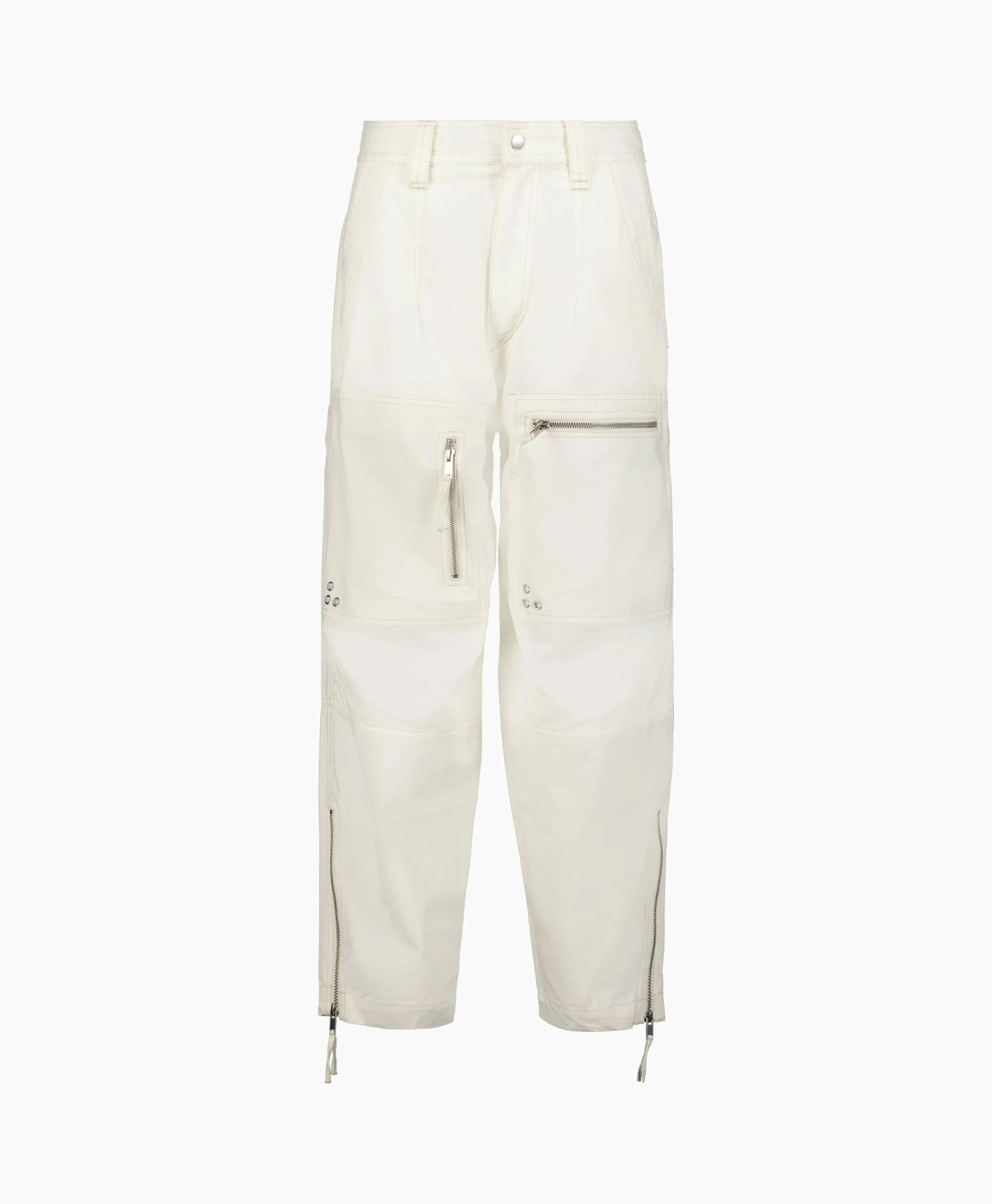 Marant Étoile Marant Etoile Cargobroek Kelvin-Gc Ecru*Dames Broeken