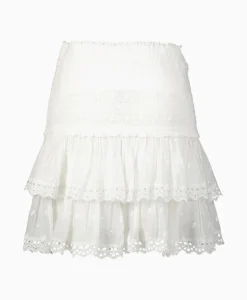 Marant Étoile Marant Etoile Minirok Tinaomi-Gc Wit*Dames Rokken